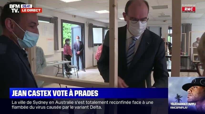 Jean Castex fait un aller-retour en jet privé pour voter devant les caméras