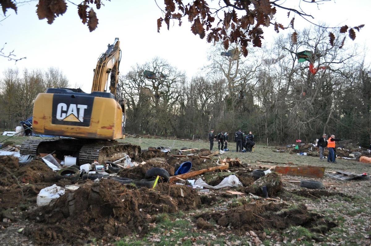 A69 : les forces de l’ordre démantèlent partiellement la Zad