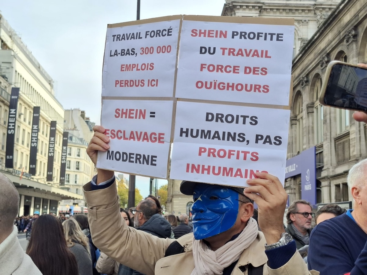 «Honte à vous !» : l’ouverture de la première boutique Shein au monde fait des remous devant le BHV à Paris