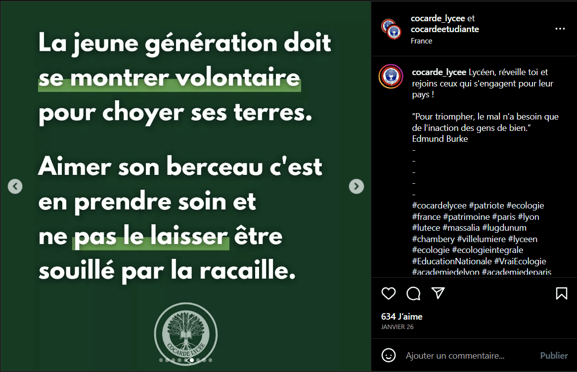 Localisme, décroissance et climatoscepticisme… Quand la jeunesse d’extrême droite se pare d’écologie
