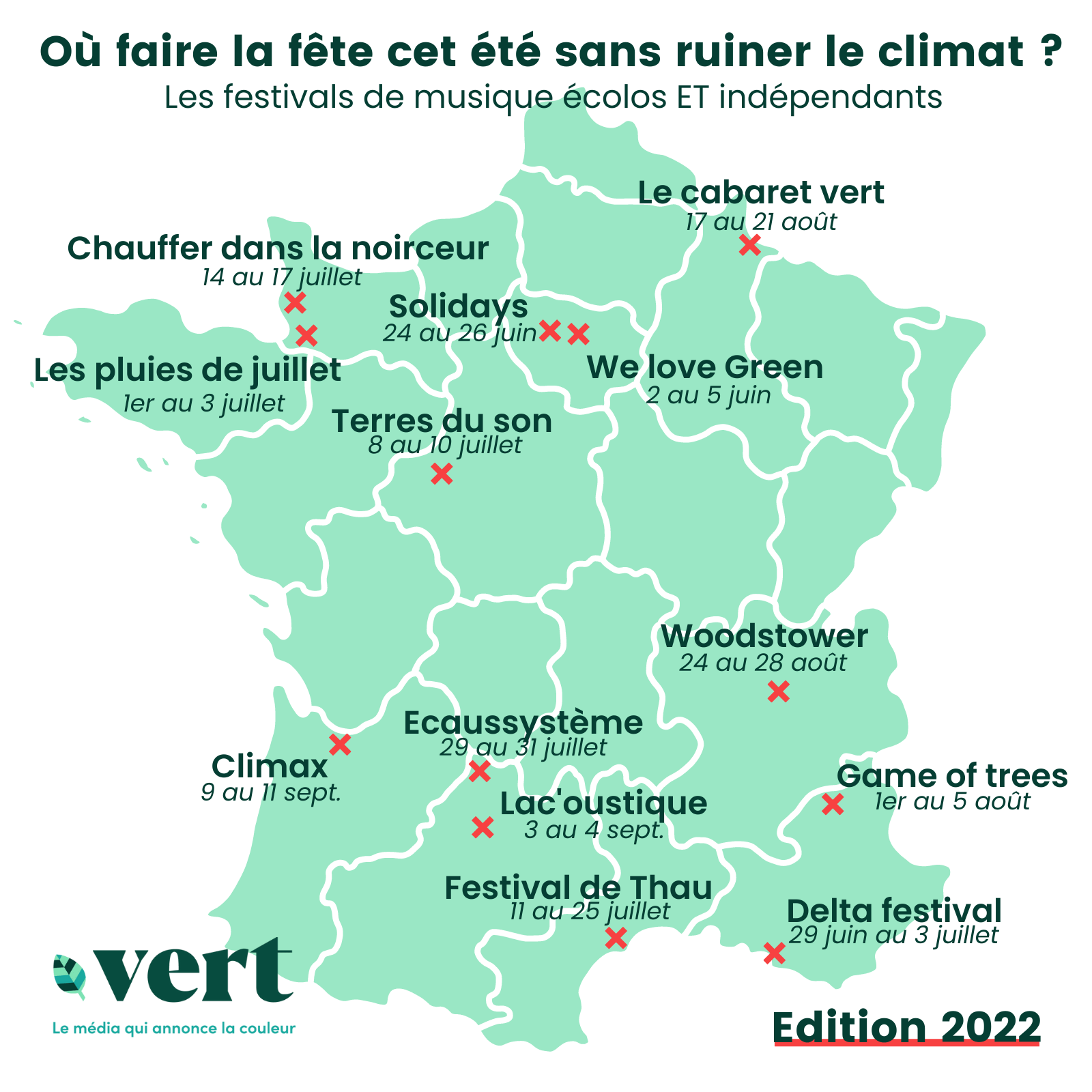 La carte collaborative des festivals de musique indépendants et écolos