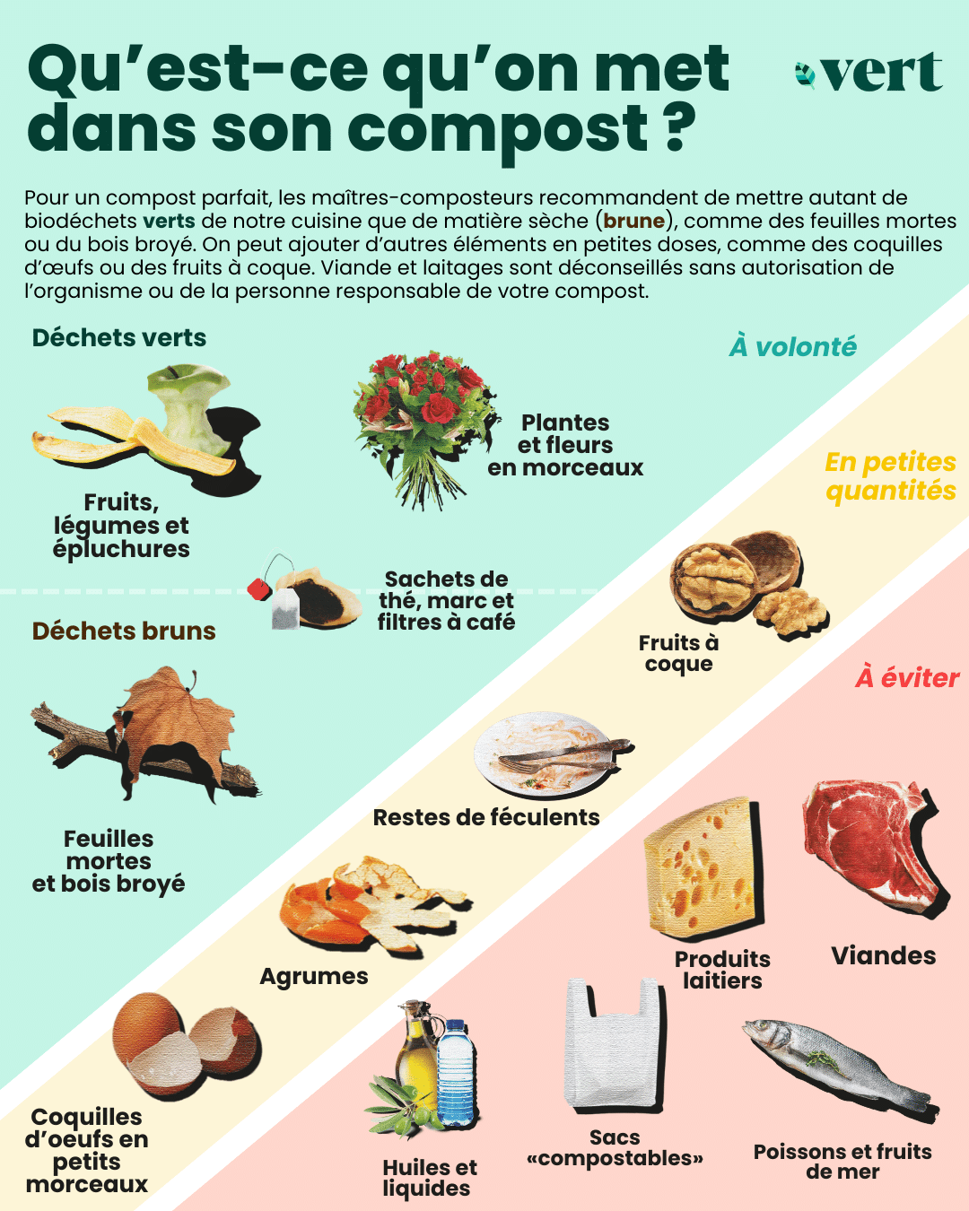 Qu’est-ce qu’on met dans son compost ?