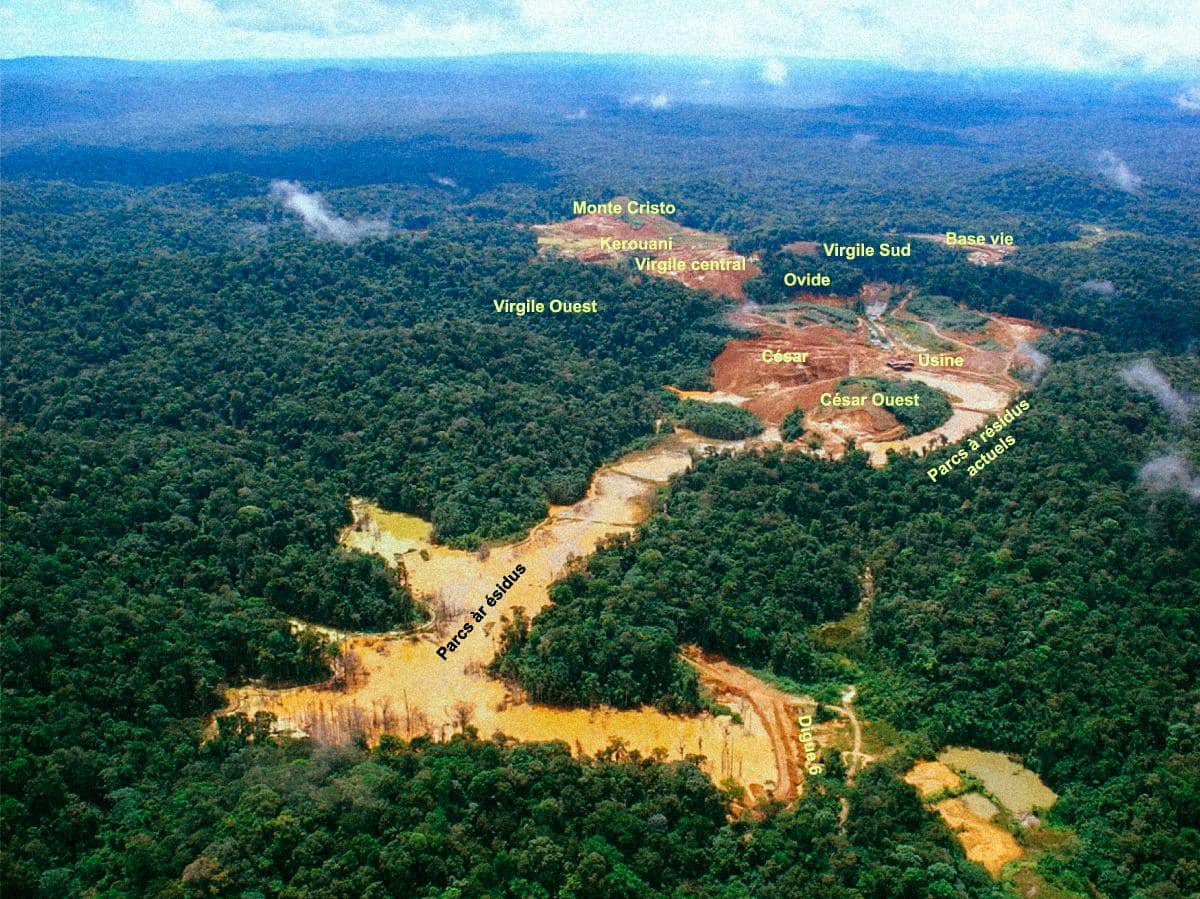 En Guyane, la justice met à l’arrêt les usines de la mine d&rsquo;or Dieu-Merci