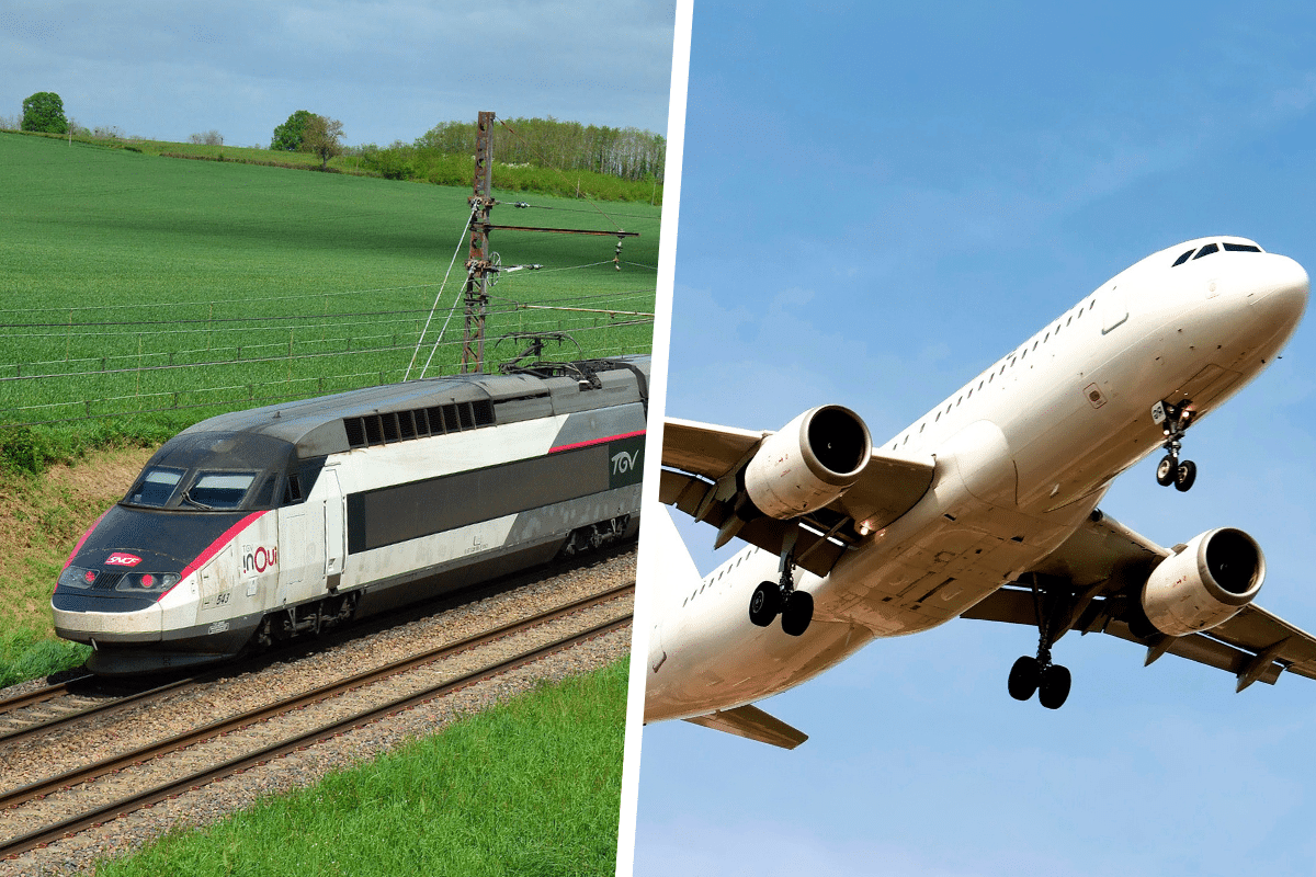 L’avion moins cher que le train : trois infographies pour comprendre cette absurdité climatique