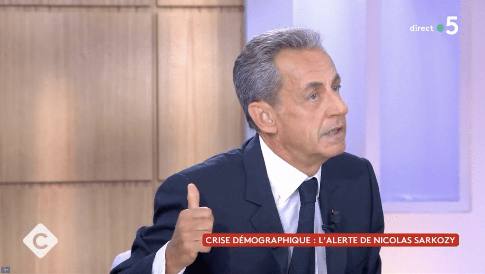 Au mépris du réel, Nicolas Sarkozy agite la menace d’une explosion démographique pour expliquer la crise climatique