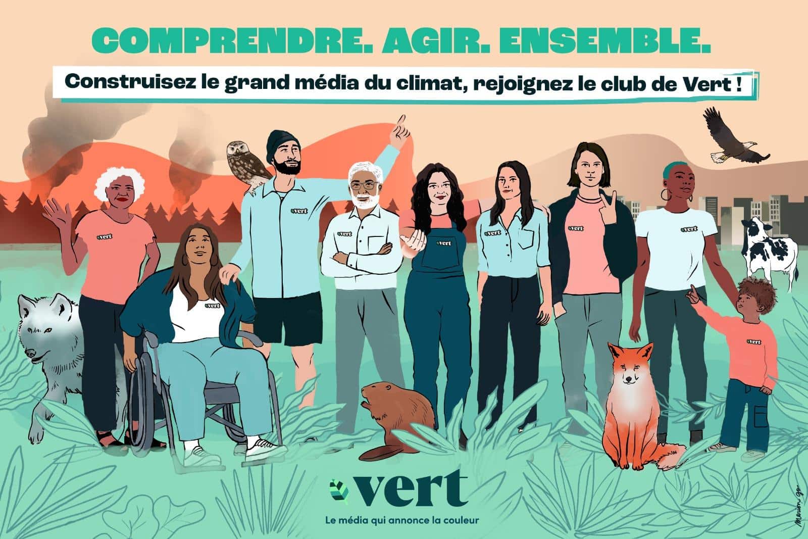 Construisez le grand média du climat, rejoignez le nouveau club de Vert&nbsp;!