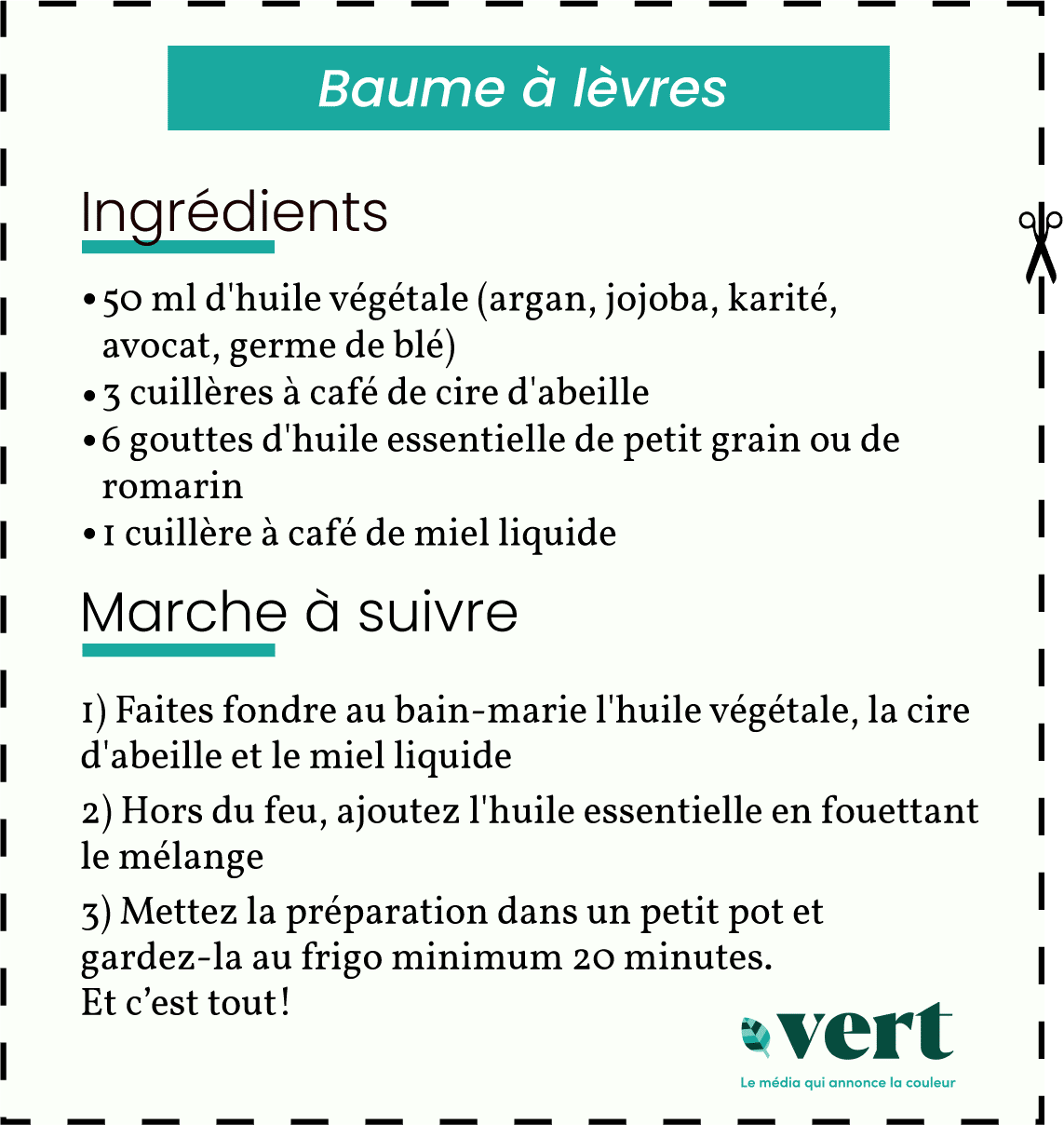 VendreDIY : un baume à lèvres au miel