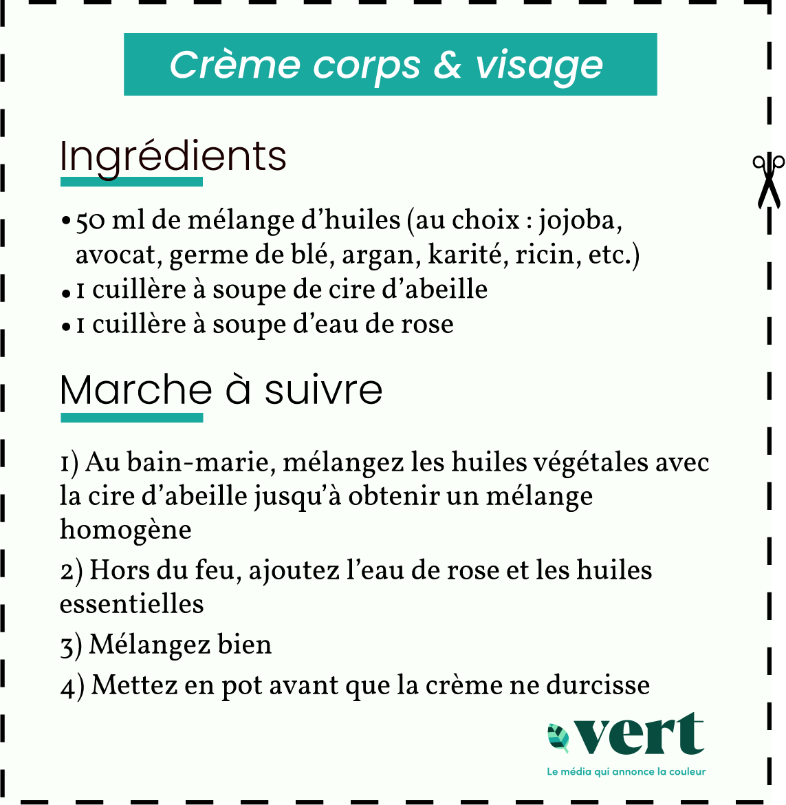 VendreDIY : la crème hydratante maison