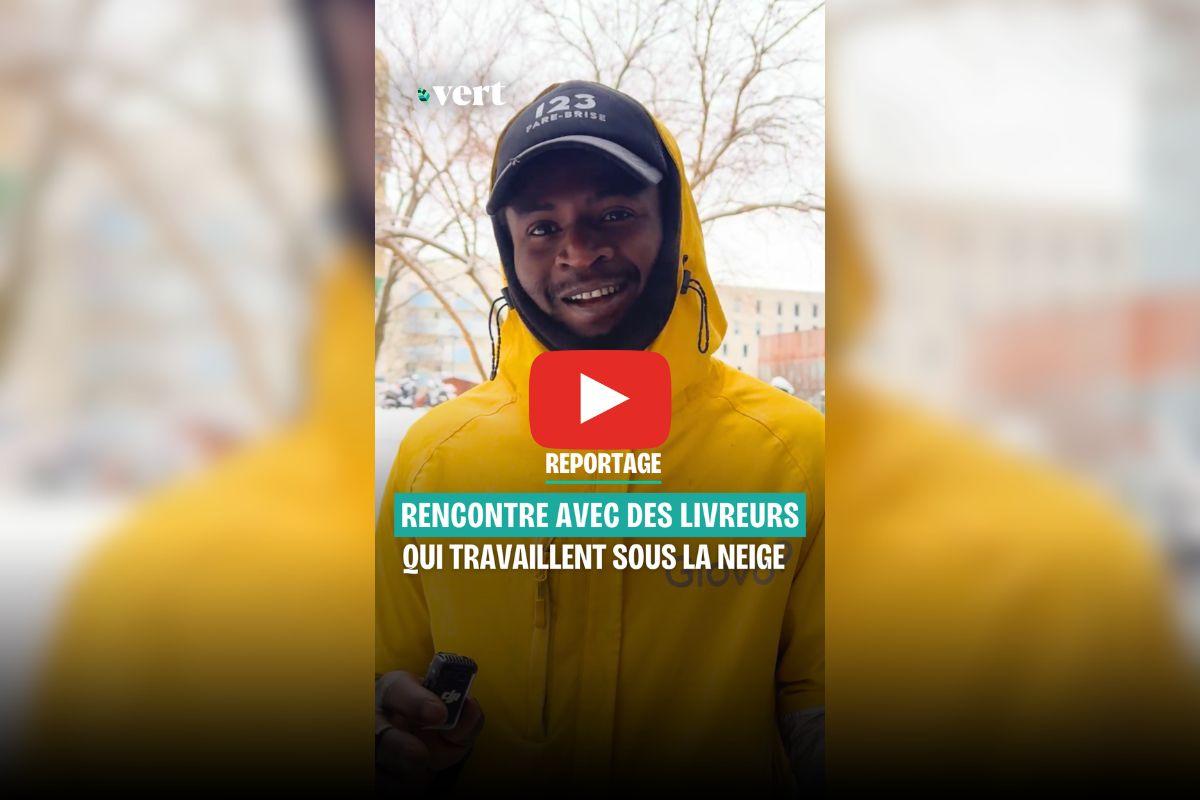 L’enfer des livreurs qui travaillent sous la neige