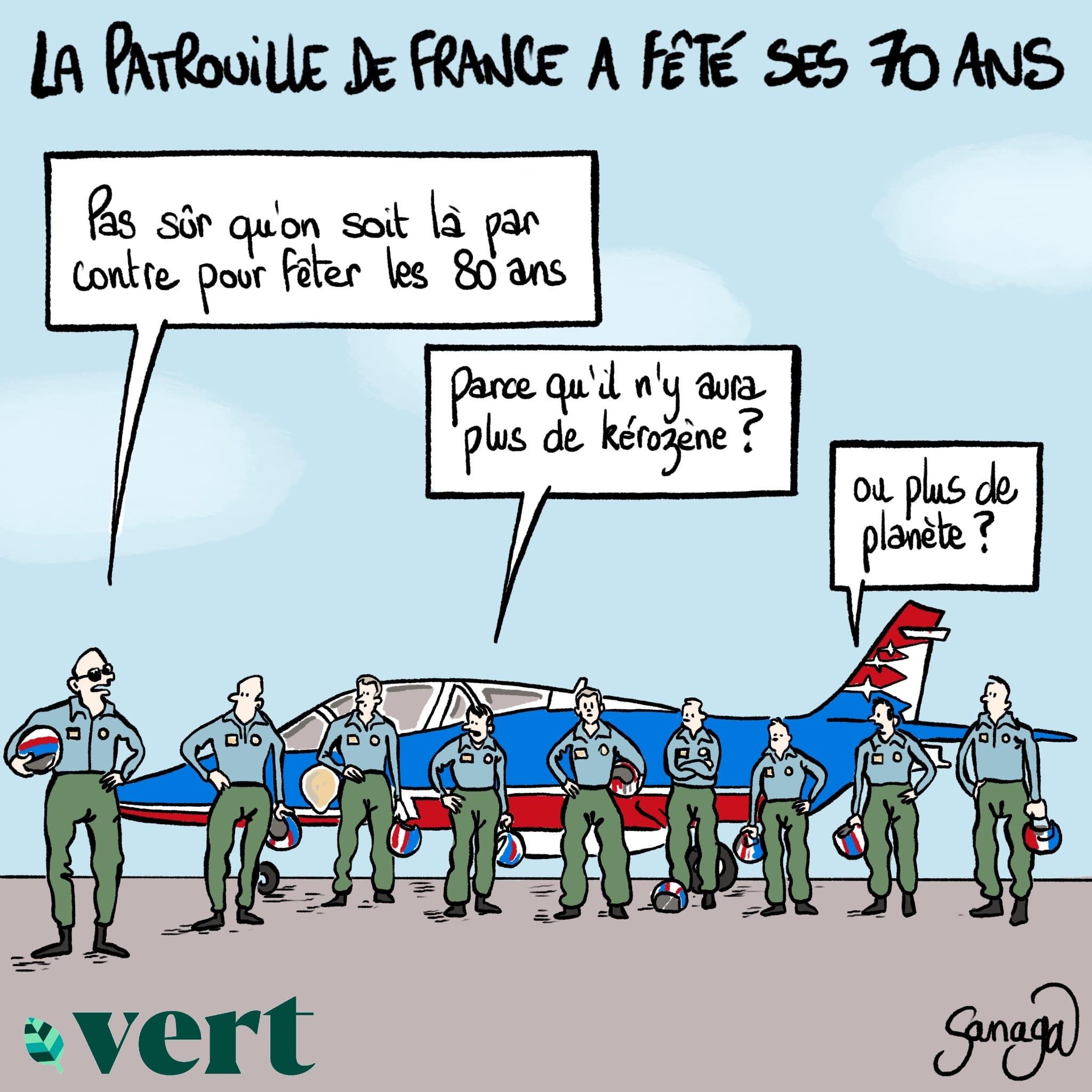 La Patrouille de France en aérien à faire ?