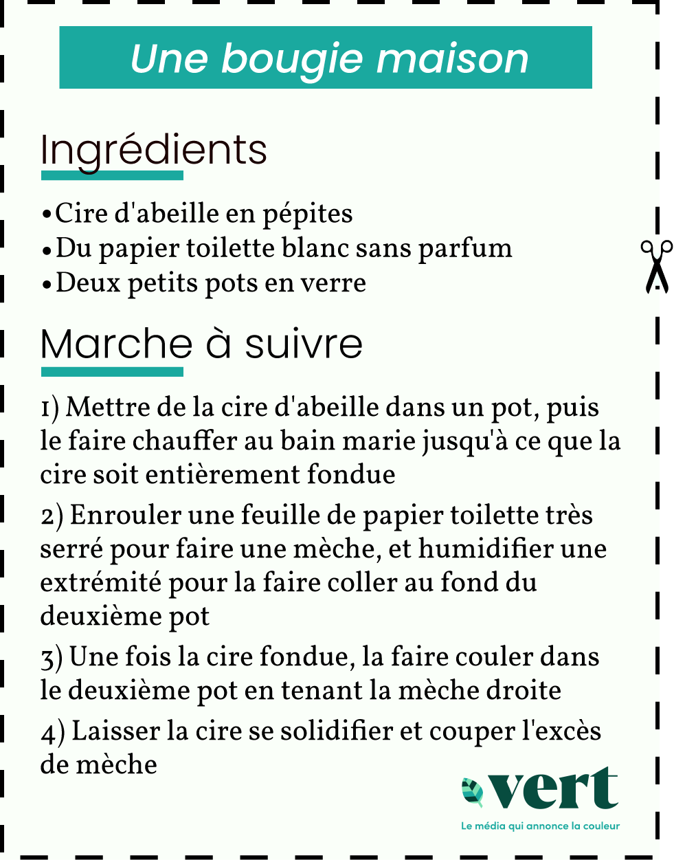 VendreDIY : une bougie maison