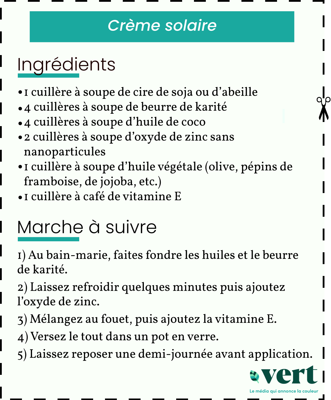 VendreDIY : la crème solaire