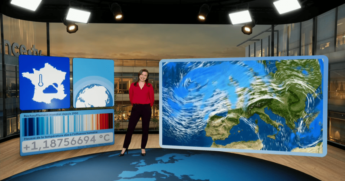 France télévisions inaugure un nouveau bulletin météo pour mieux parler du dérèglement climatique