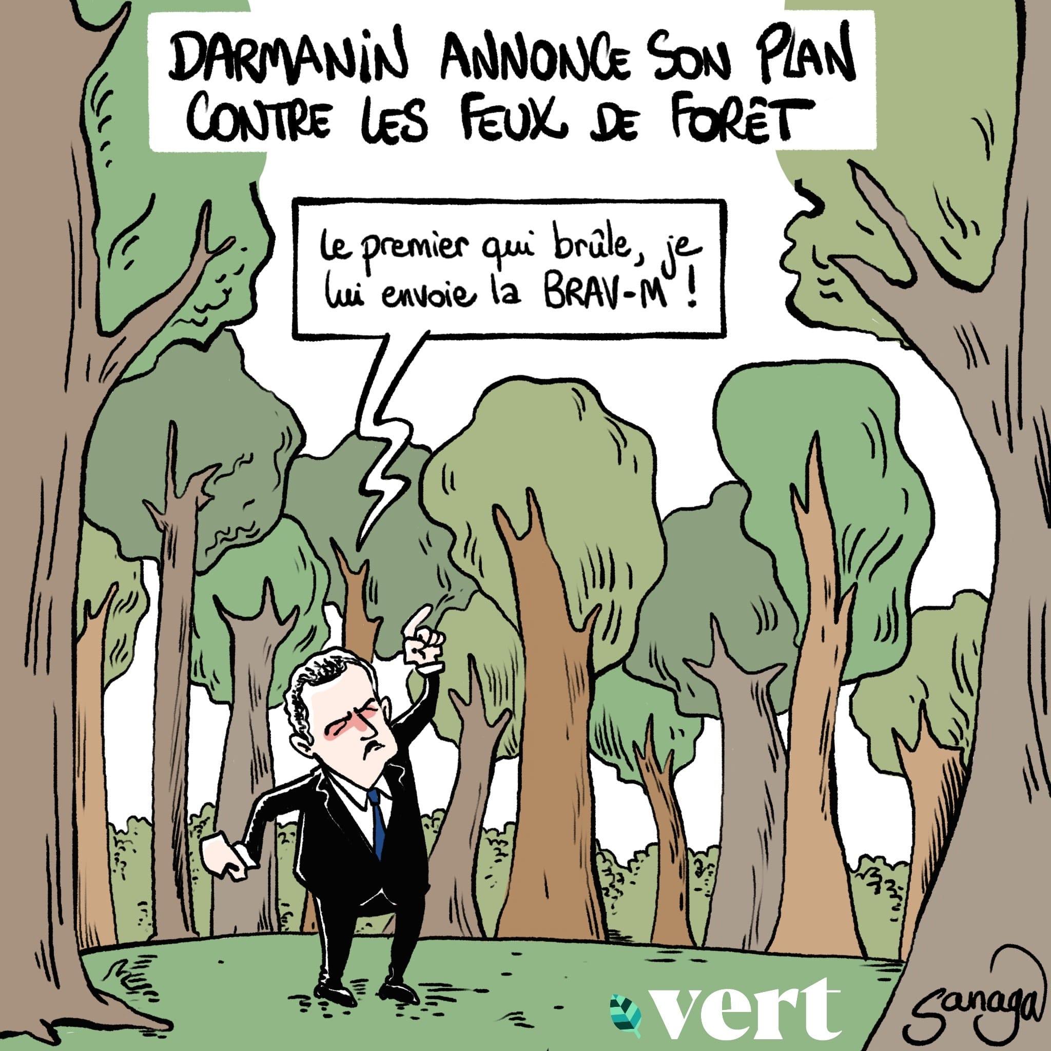 Un plan pour BRAV-M les incendies