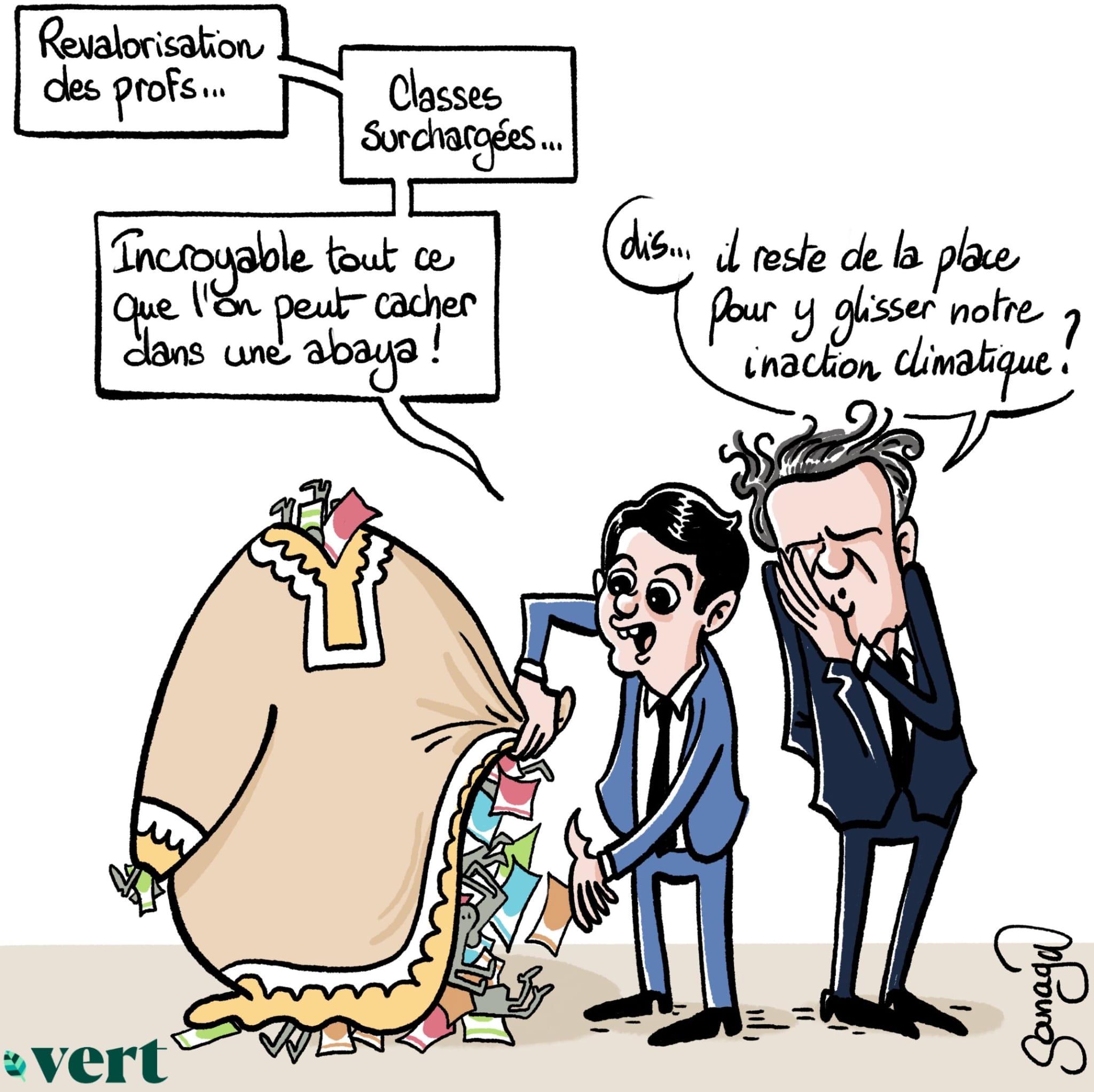 Circulez, abaya rien à voir